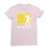 go! go! go! batle royal gaming Ladies Fitted T-Shirt