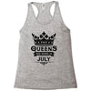 Queens Are Born In July Racerback Tank