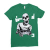 skull gamer Ladies Fitted T-Shirt