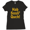 hab sosli' quch! klingon funny geek nerd sci fi alien conventions shir Ladies Fitted T-Shirt