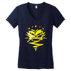 eryctriceps limited edition gold foil t shirt Women's V-Neck T-Shirt