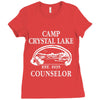 camp crystal lake counselor Ladies Fitted T-Shirt