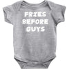 fries before guys Baby Onesie