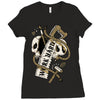work hard until die Ladies Fitted T-Shirt