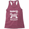 Noveber Girls Are Sunshine Mixed With A Little Hurricane Racerback Tank