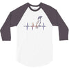 my heart beats for parrots 3/4 Sleeve Shirt