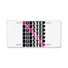dubstep License Plate