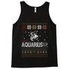 santa aquarius christmas ugly t shirts Tank Top