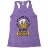my other coffee is craft beer Racerback Tank
