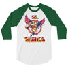 miss 'murica 3/4 Sleeve Shirt