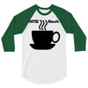 coffee snob 3/4 Sleeve Shirt