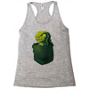 pocket raptor Racerback Tank