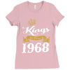 kings are born in 1968 Ladies Fitted T-Shirt