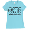 cat lovers Ladies Fitted T-Shirt