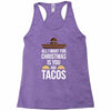 i love you and tacos Racerback Tank