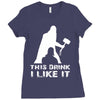 This Drink I Like It Ladies Fitted T-Shirt