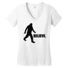 bigfoot Women's V-Neck T-Shirt