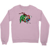 raphael meets mario Crewneck Sweatshirt