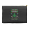 smoke weed ugly sweater Accessory Pouches