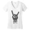 death to all but metal Women's V-Neck T-Shirt
