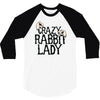 crazy rabbit lady 3/4 Sleeve Shirt