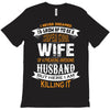 Super Cool Wife Of A Freaking Awesome Husband T-Shirt