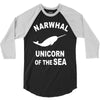 narwhals 3/4 Sleeve Shirt