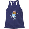 narwhal donuts kawaii cute unicorn harajuku sweet cool awesome Racerback Tank