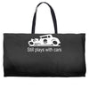 gearhead still plays with cars Weekender Totes