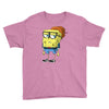 hipster spongebob squarepants Youth Tee