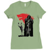 the king and the white wol Ladies Fitted T-Shirt