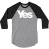 vote yes for scotland scottish independence 3/4 Sleeve Shirt