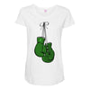 liver cancer boxing glover Maternity Scoop Neck T-shirt