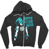Super Saiyan God DB Super Goku Zipper Hoodie