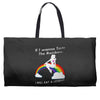 ls mug eat rainbow eat les Weekender Totes