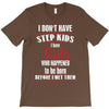 step kids white letter T-Shirt