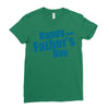 happy father's day 2 Ladies Fitted T-Shirt