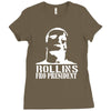 rollins for president Ladies Fitted T-Shirt