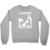 i support single moms Crewneck Sweatshirt