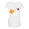 pluto hearts charon Maternity Scoop Neck T-shirt