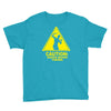 caution shapes being thrown printed Youth Tee