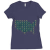 periodic table of the states Ladies Fitted T-Shirt