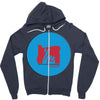 please blu Zipper Hoodie