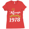 kings are born in 1978 Ladies Fitted T-Shirt