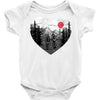hike and love Baby Onesie