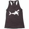 shark 'bite me' Racerback Tank
