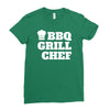 bbq grill chef Ladies Fitted T-Shirt