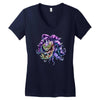 jester head Women's V-Neck T-Shirt