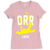 bobby orr 1970 hockey Ladies Fitted T-Shirt