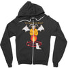 black meowgic Zipper Hoodie